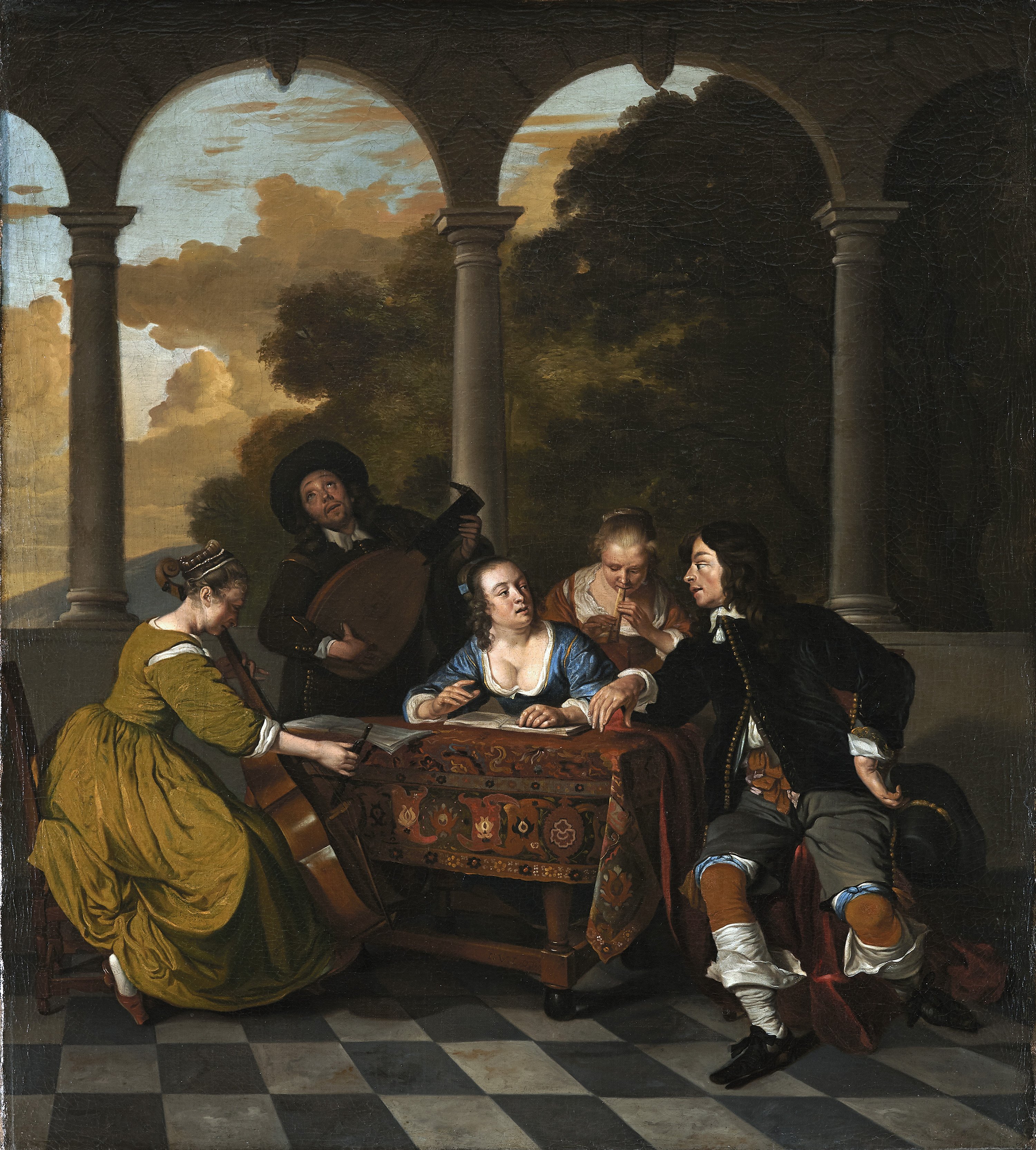 Group of Musicians Loo Jacob van. Museo Nacional Thyssen Bornemisza